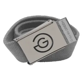 Galvin Green Warren Adjustable Webbing Belt - Sharkskin