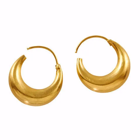 Gillian Conroy 18k Large Ruchi Hoops Earrings