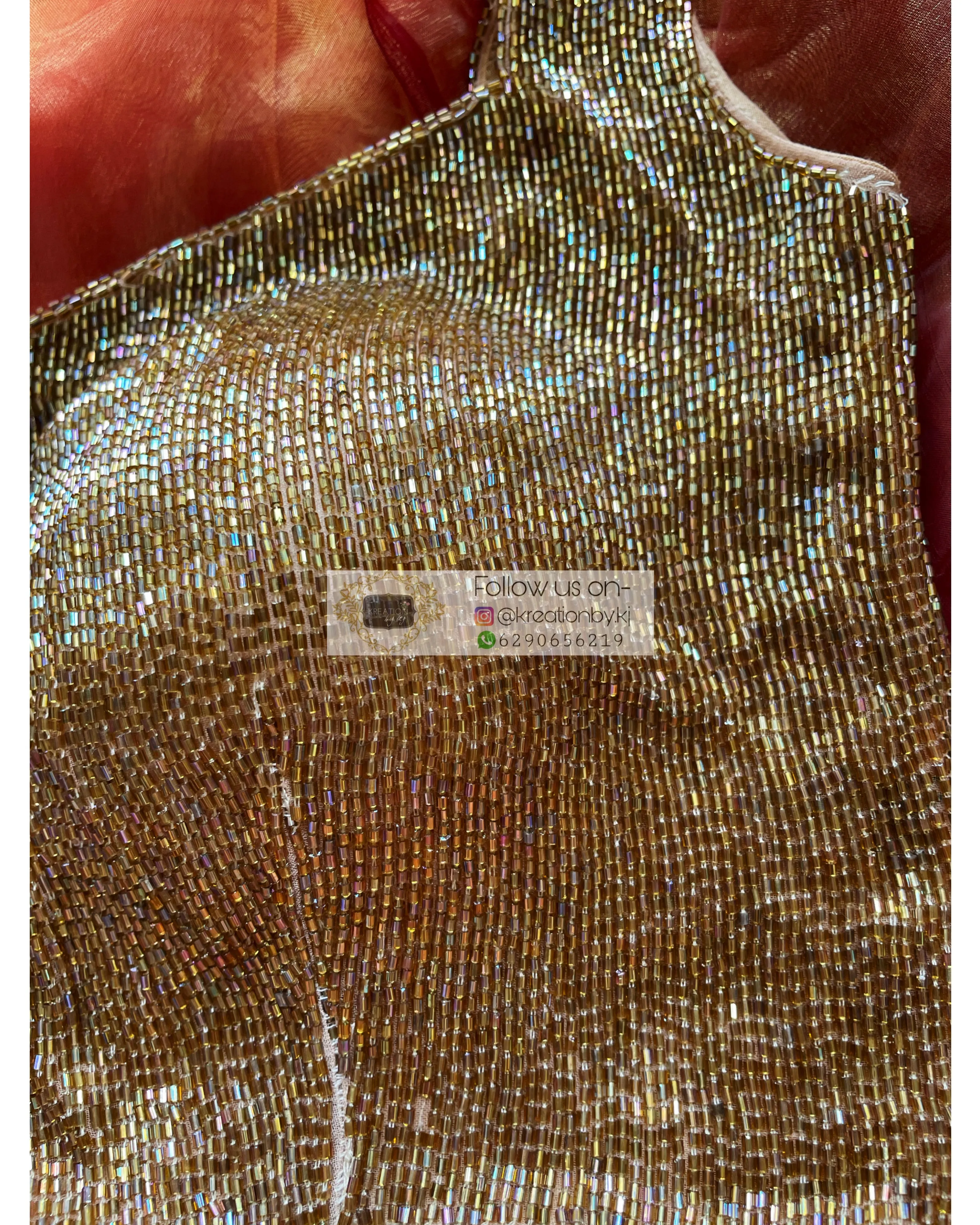 Glam Golden Blouse Piece