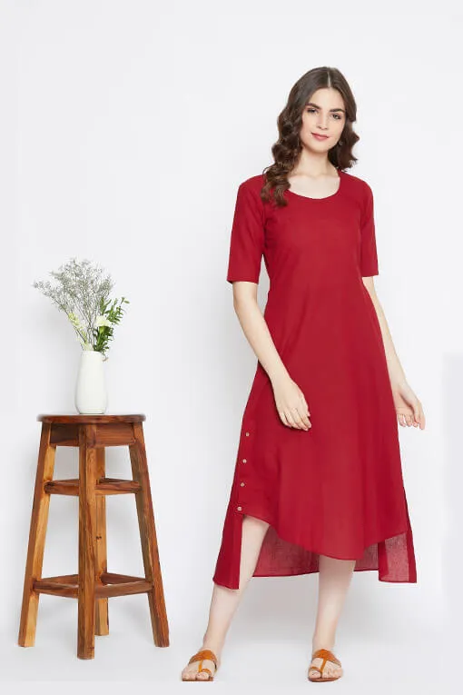 Gulaaz Dress – Red