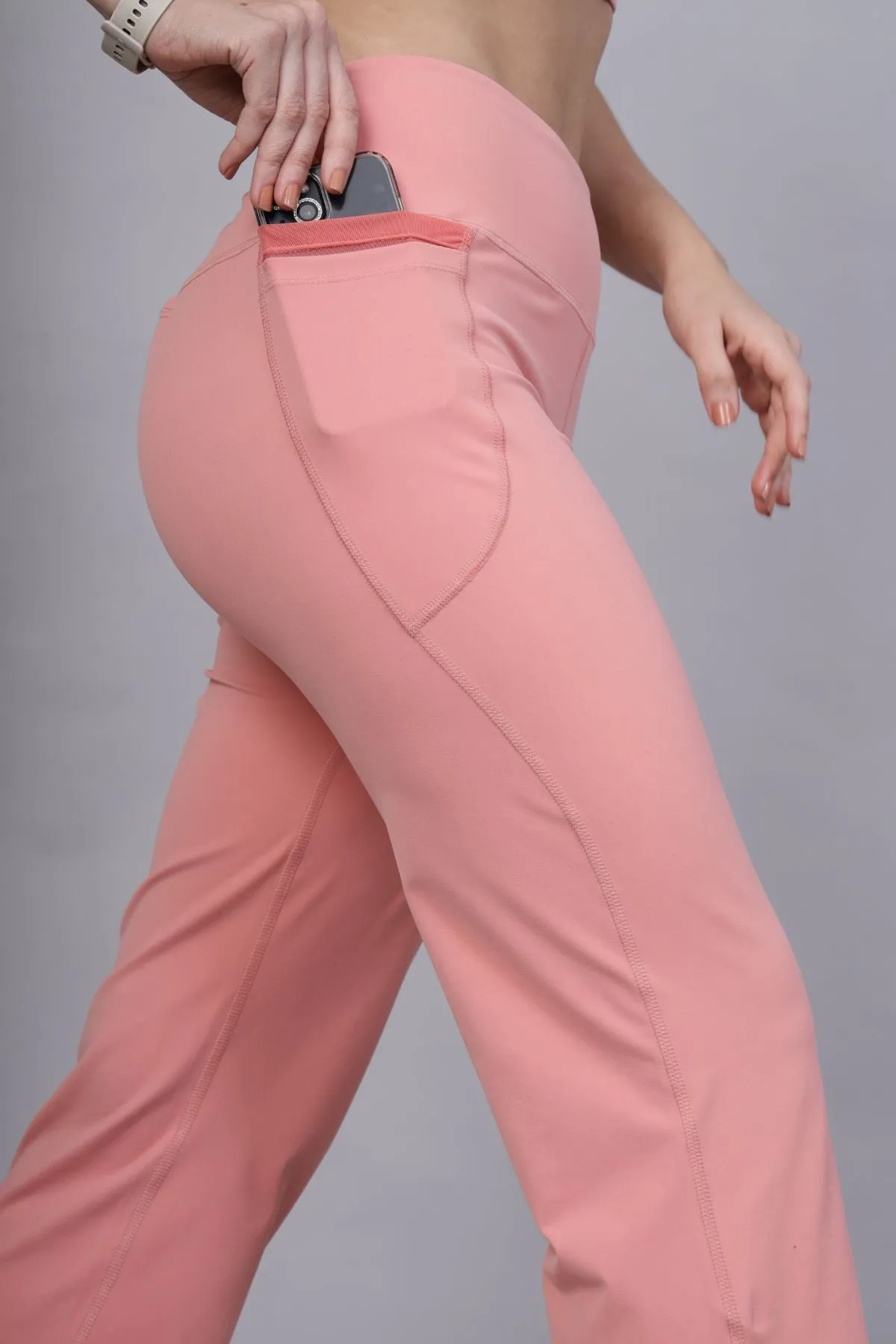 High Waisted Gentle Compression Carrot Postpartum Pants