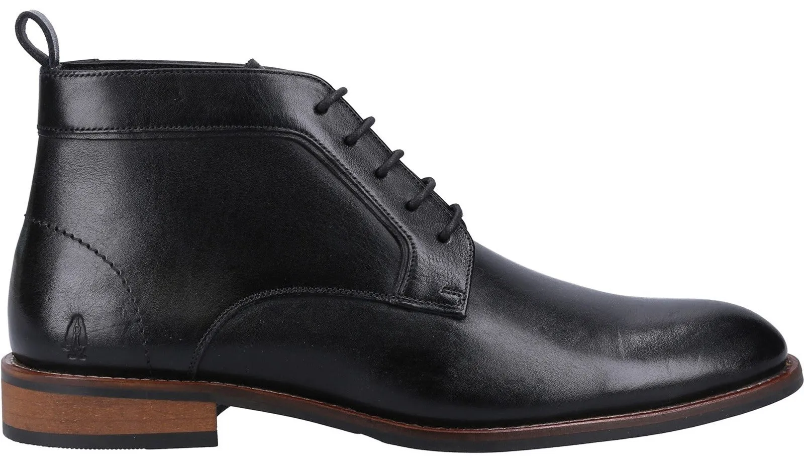 Hush Puppies Declan Mens Leather Lace Up Chukka Boot