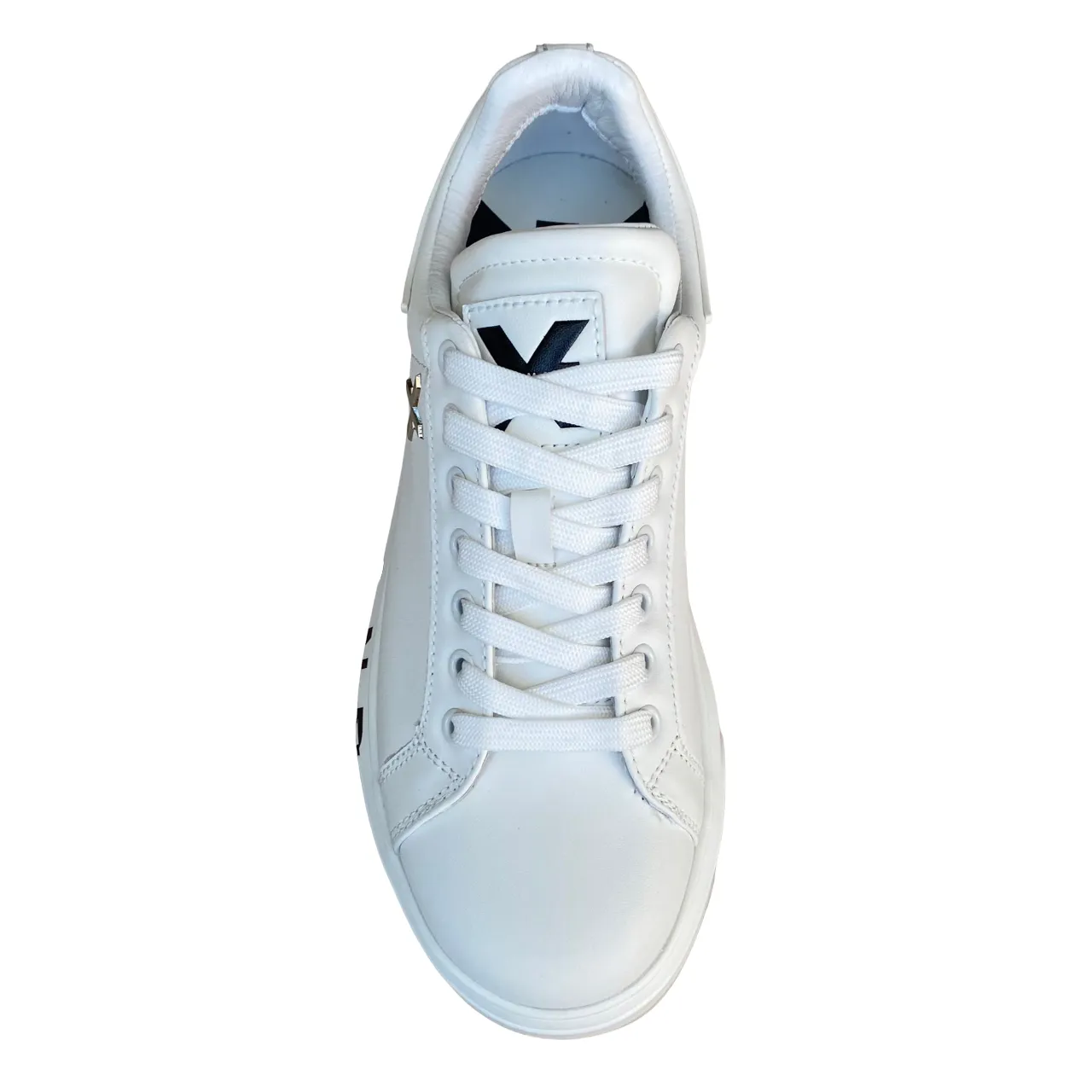 John Richmond men's leather sneakers shoe 22204/CP A white