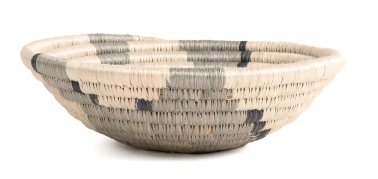 Kazi :: 6 Stone Woven Bowl - Raw