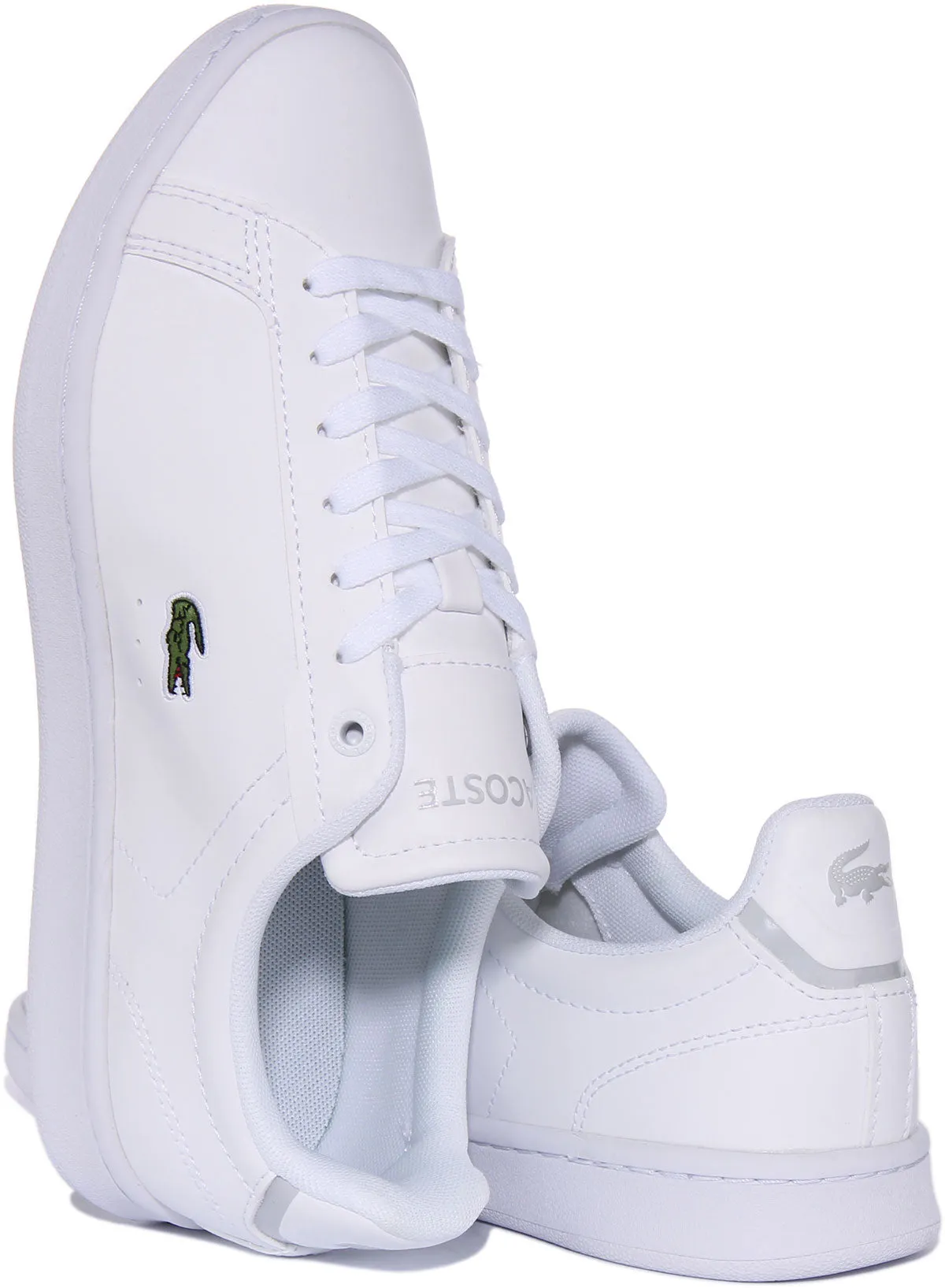 Lacoste Carnaby Pro In White White For Junior