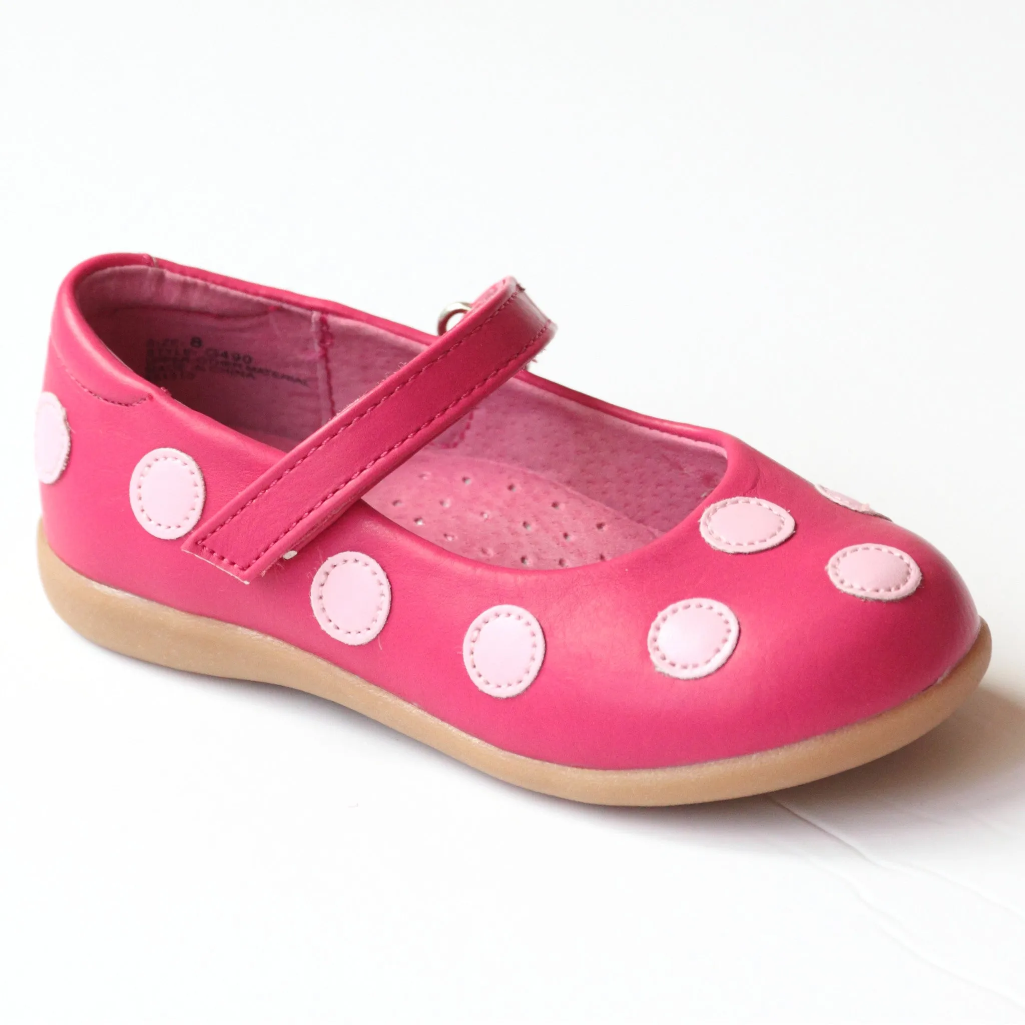 L'Amour Girls Polka Dot Mary Janes