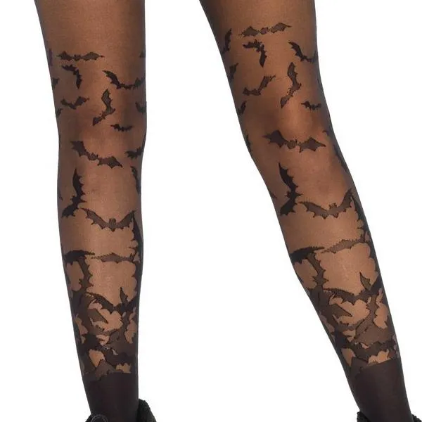 Leg Avenue | Flying Bats Sheer Stockings