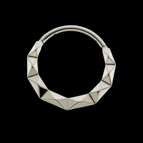 Linden - Titanium Hinged Ring