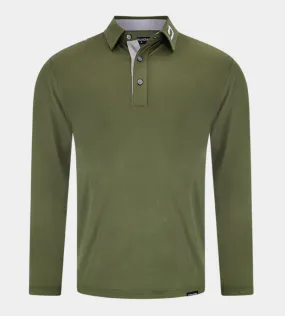 LONG SLEEVE TOUR POLO KHAKI