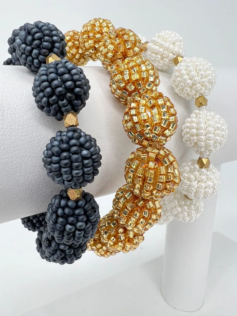 Luxe Globe Beaded Bracelet