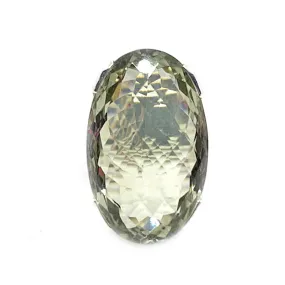 Maan Green Amethyst Oval Ring