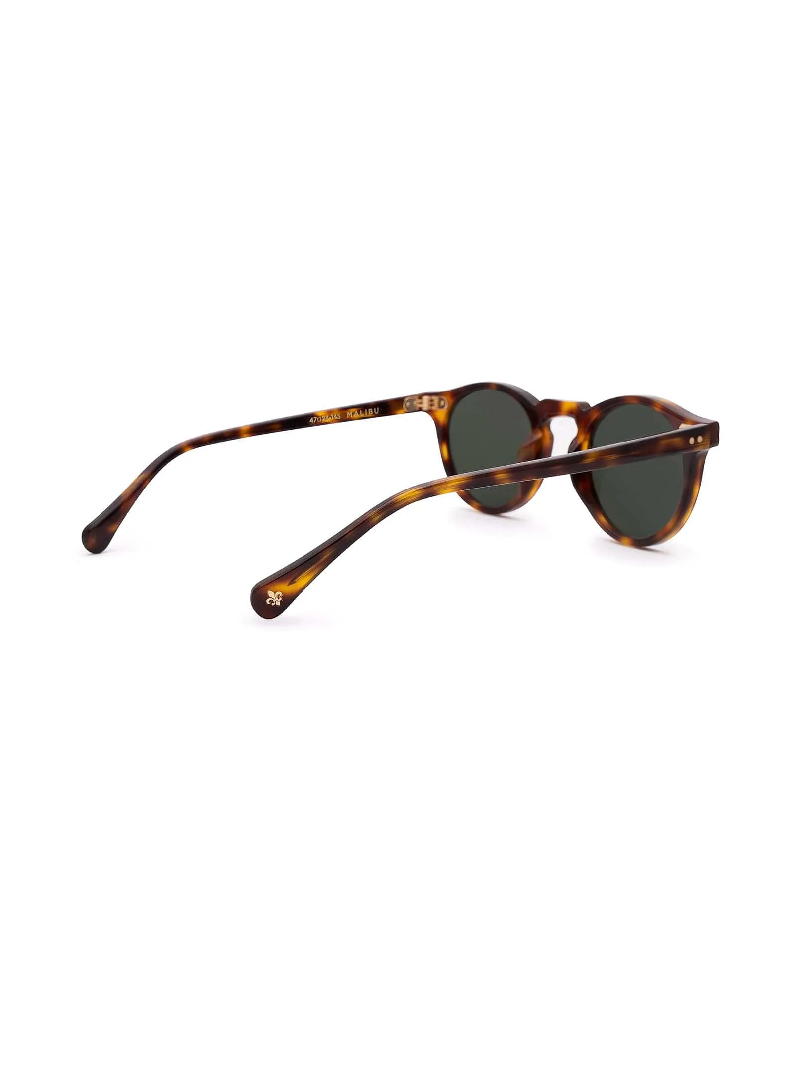 Malibu Sunglasses - Green on Tortoise