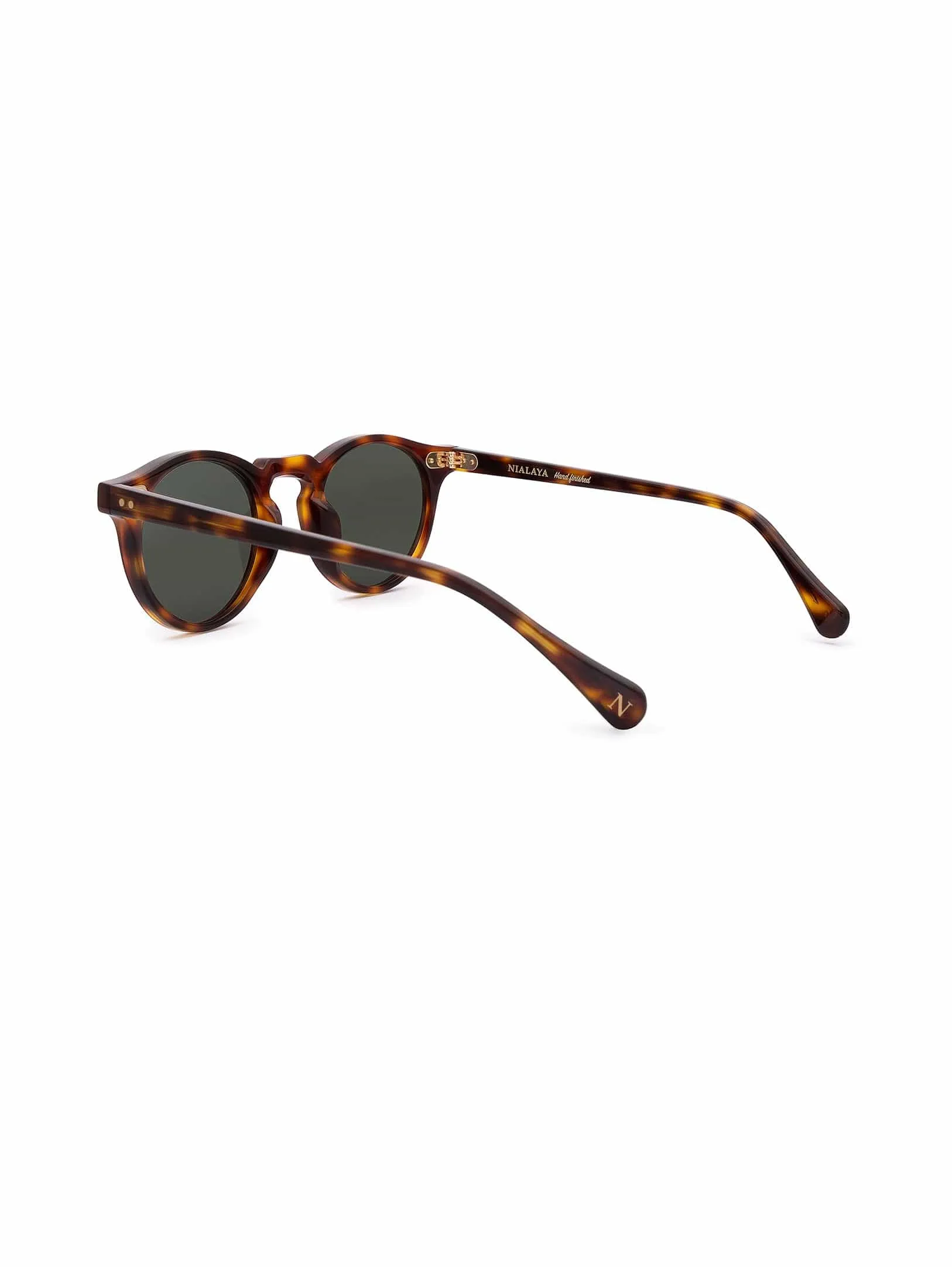 Malibu Sunglasses - Green on Tortoise