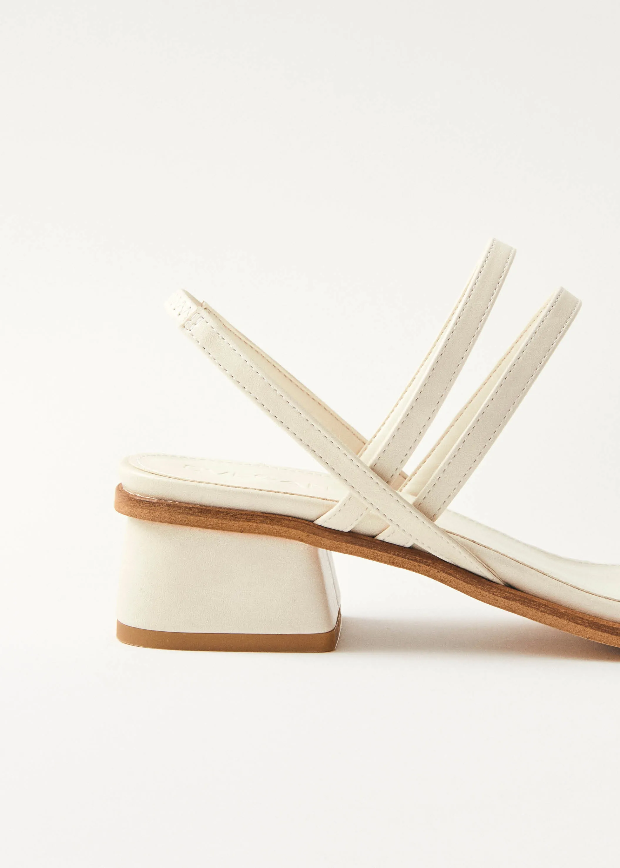 Marlowe Cream Vegan Leather Sandals