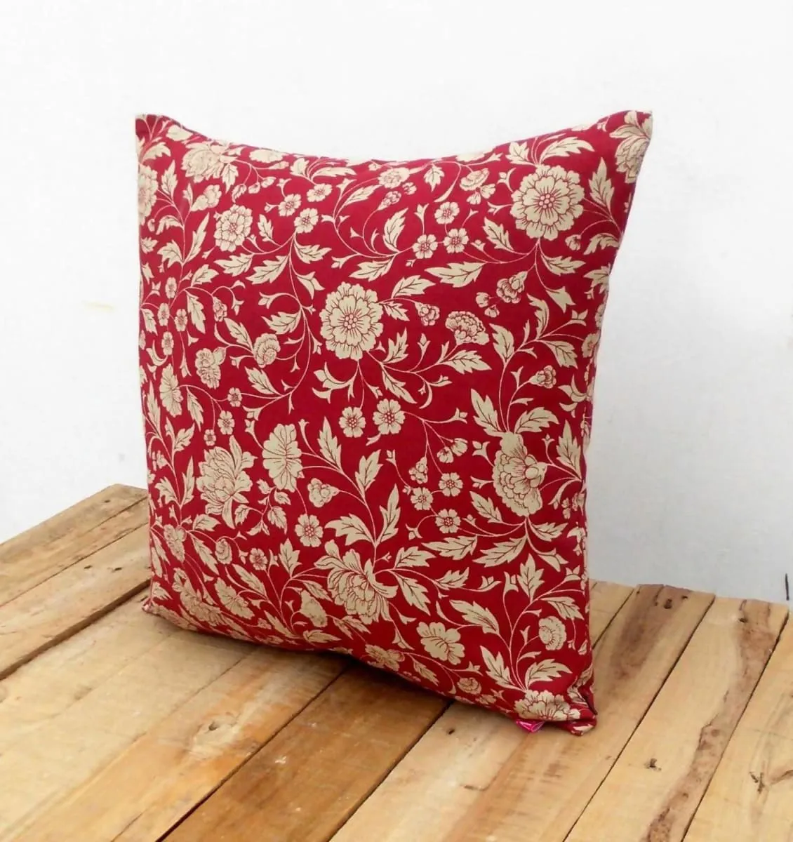 Marsala throw pillow cover, Kalamkari print, Indian ethinic, cotton pillow, sizes available.