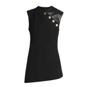 Matte Viscose Crepe Sleeveless Top