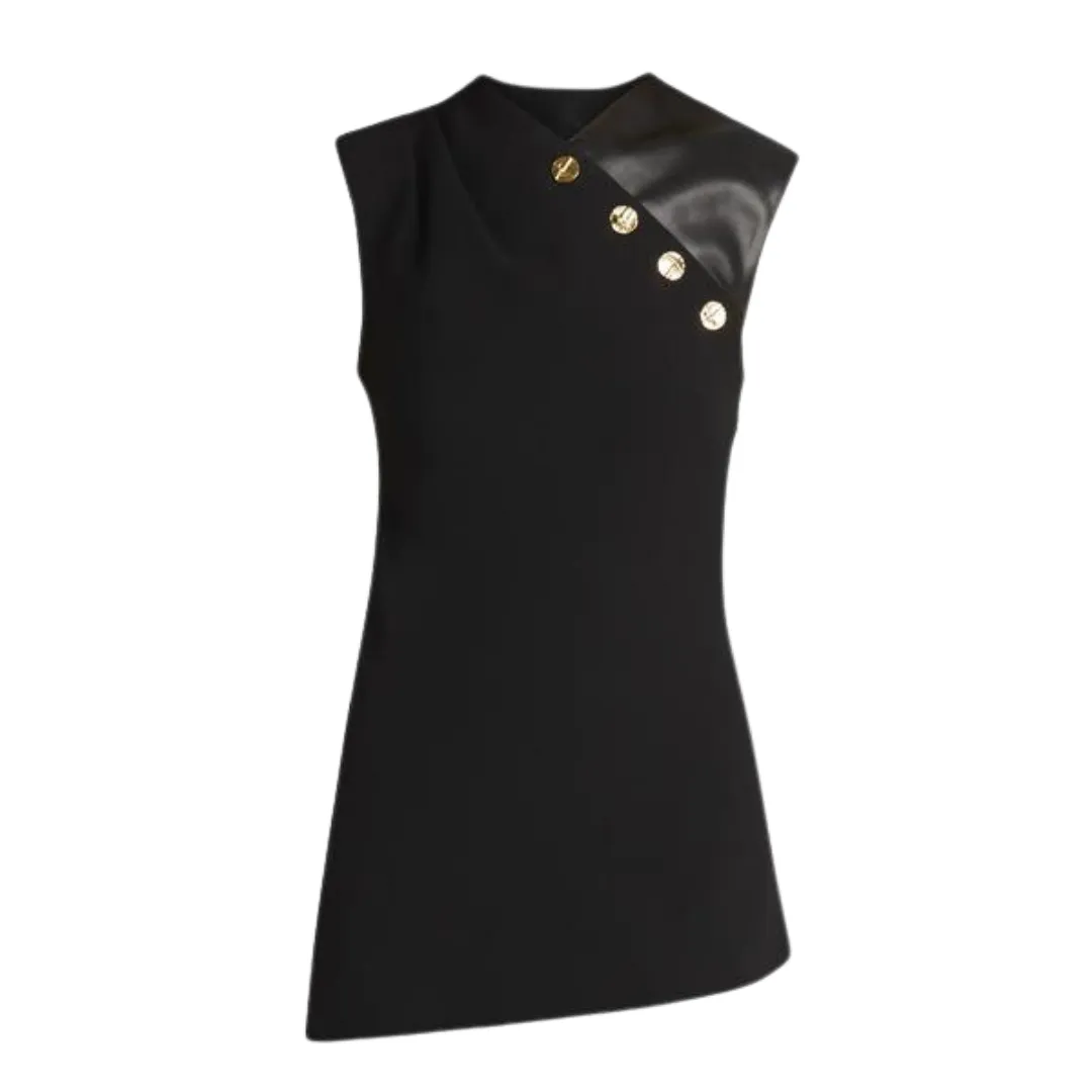 Matte Viscose Crepe Sleeveless Top