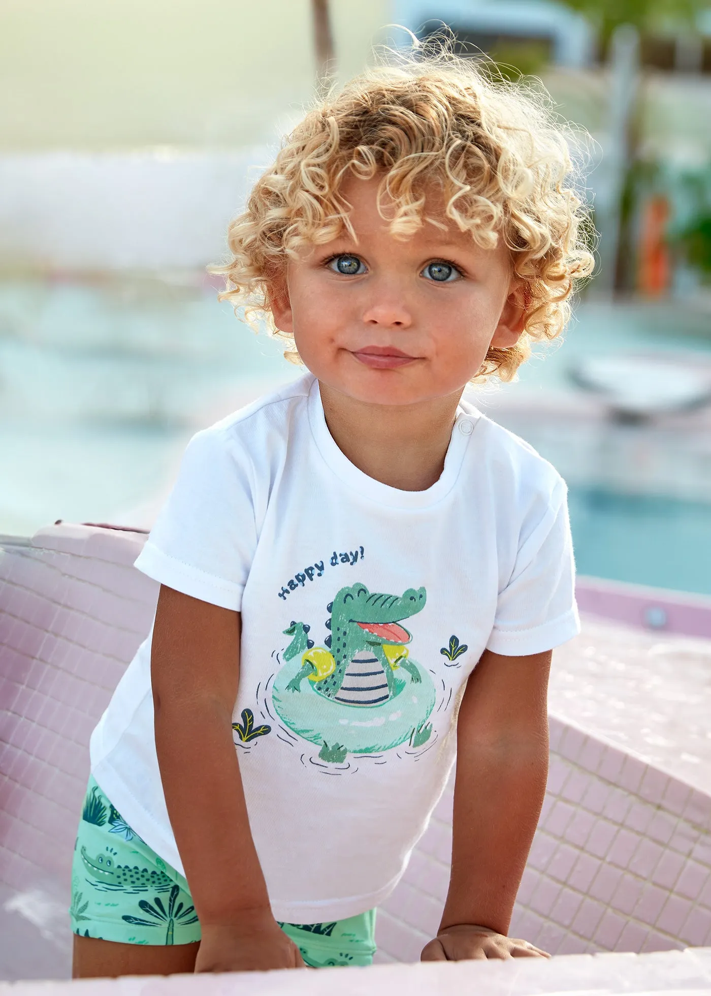 Mayoral Baby Swimsuit T-Shirt Set_ 1648-45