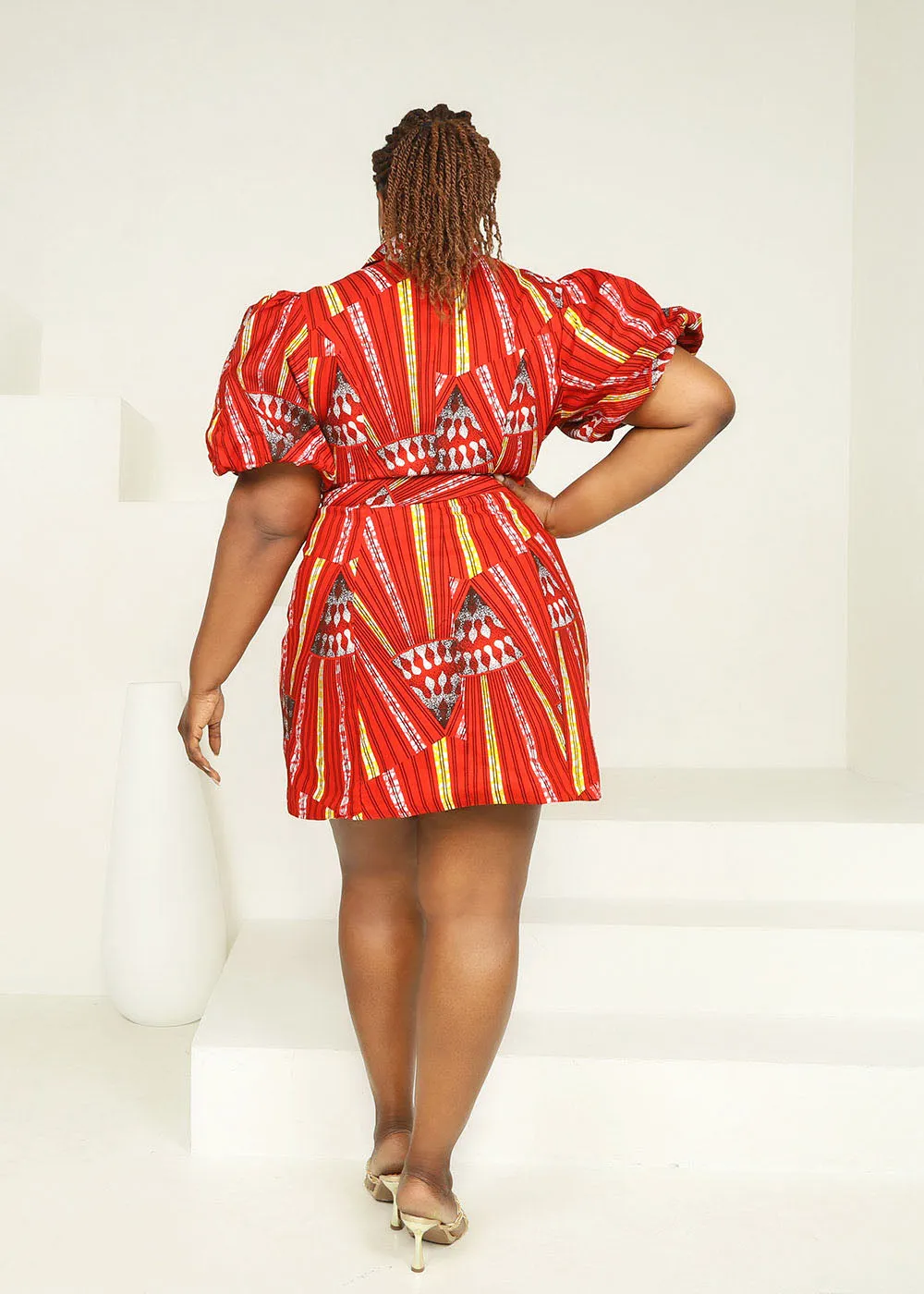 Meekah African Print Dress Blazer