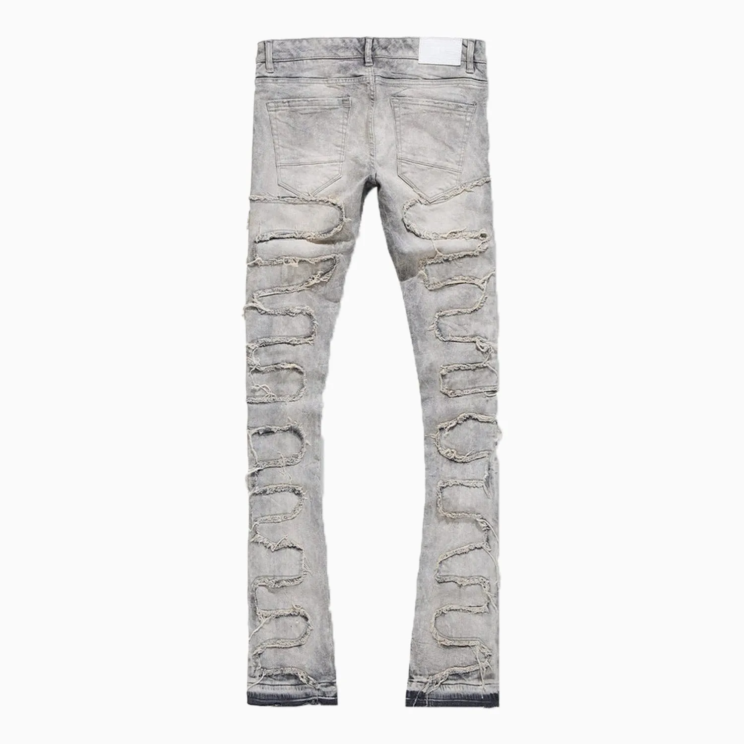 Men's Martin Stacked Python Skinny Denim Pant