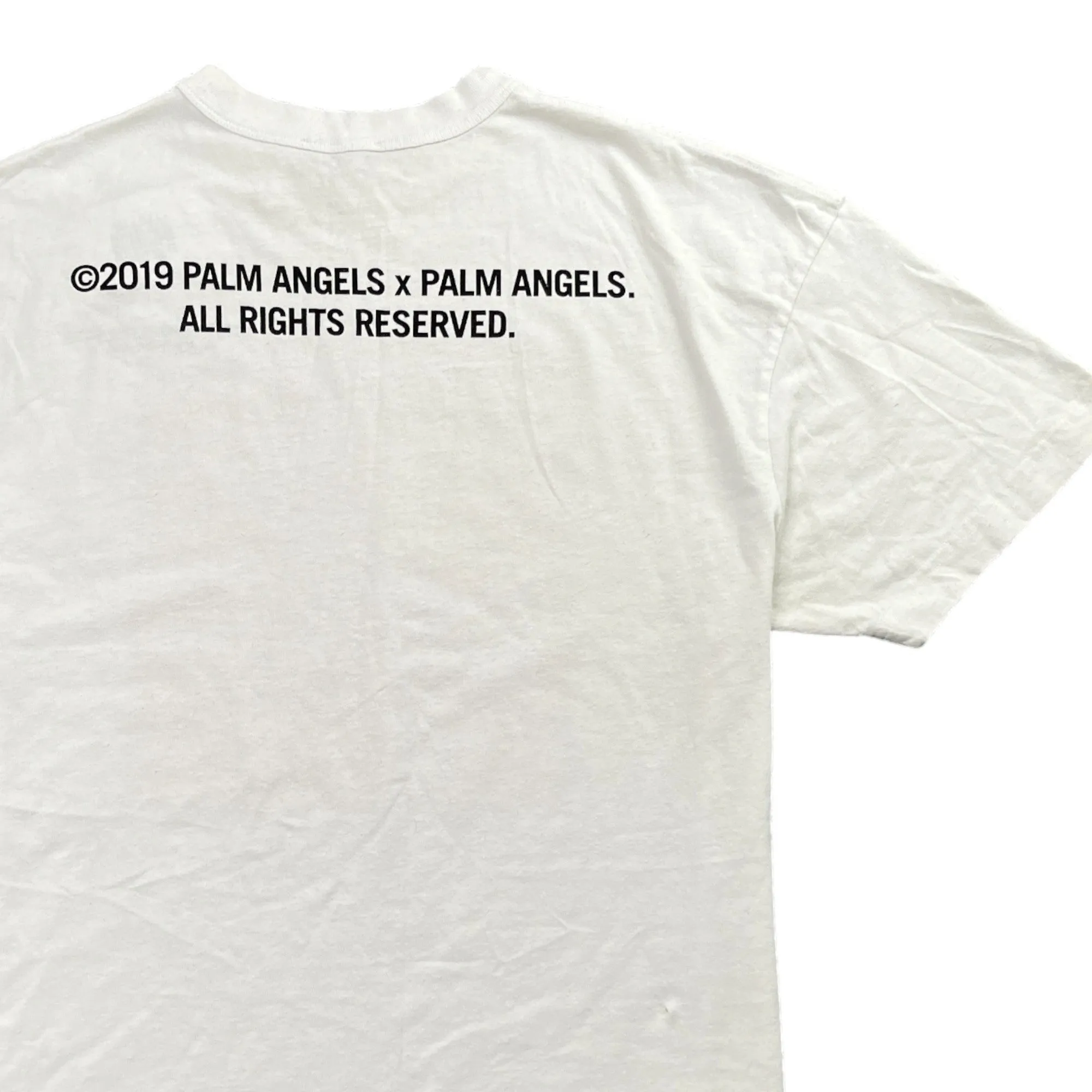 Men's Palm Logo T-Shirt White Size S