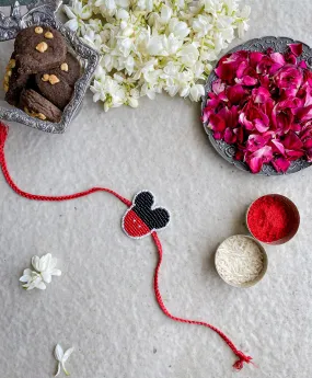 Mickey Mouse Embroidered Rakhi