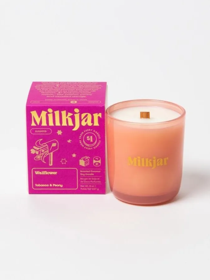 MILK JAR CANDLE CO Elevated Candle