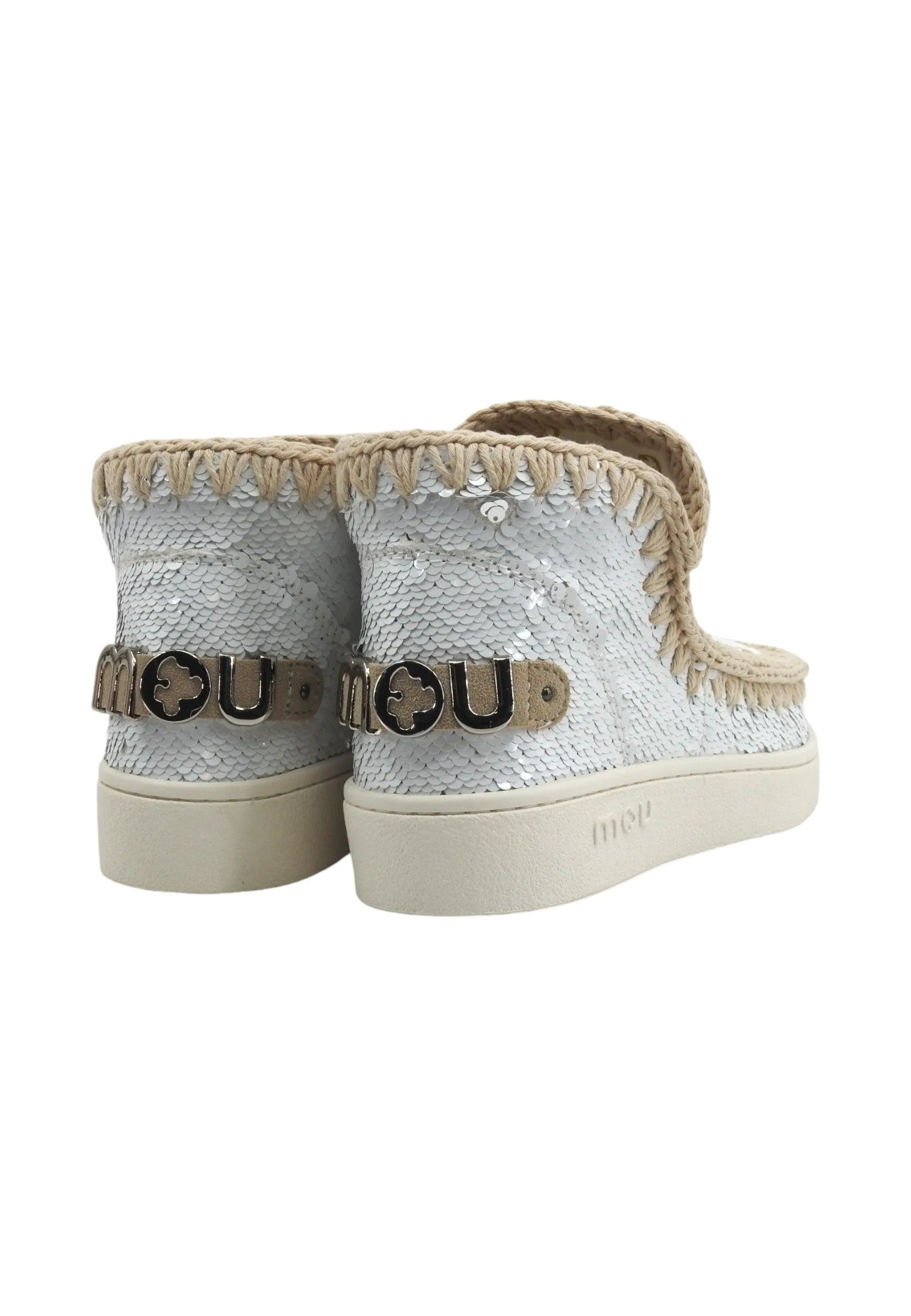 MOU Summer Eskimo Stivaletto Donna White Silver MU.SW211001G