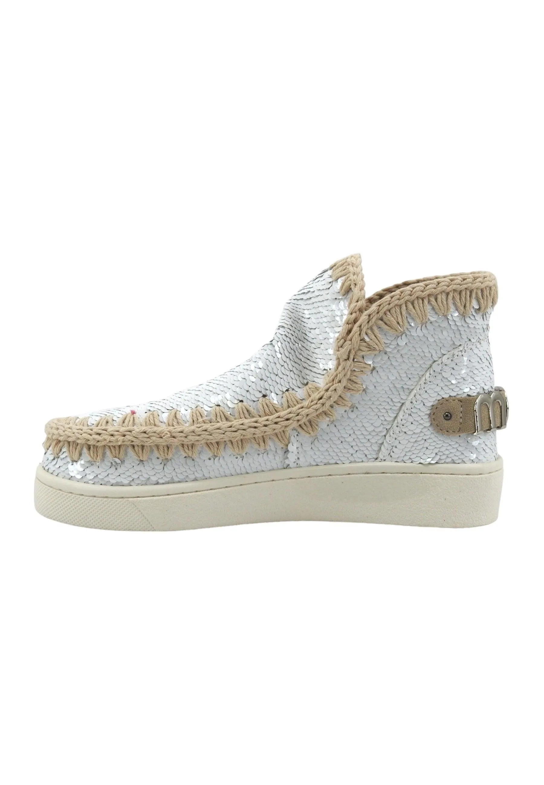 MOU Summer Eskimo Stivaletto Donna White Silver MU.SW211001G