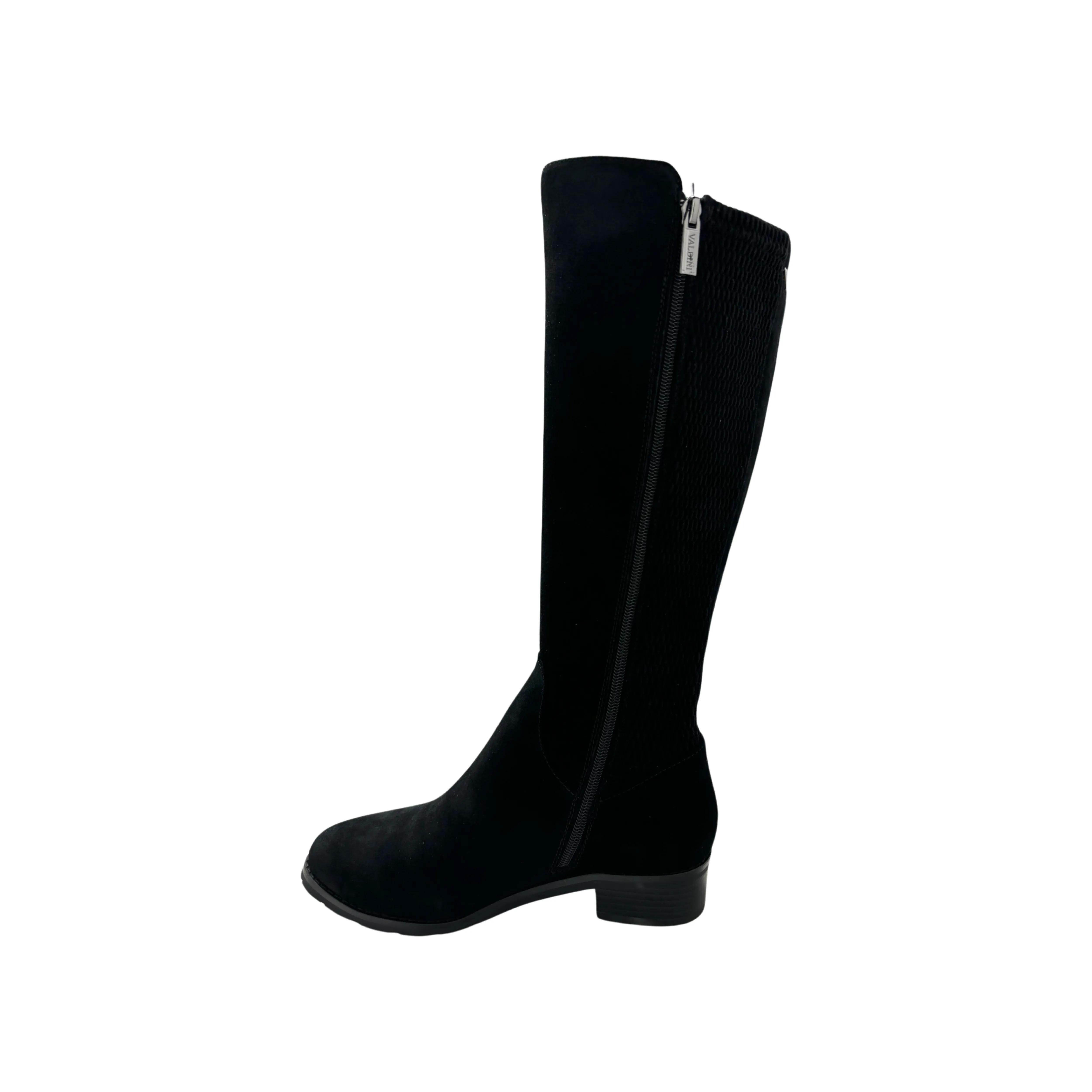 Nadine Black Suede WATERPROOF