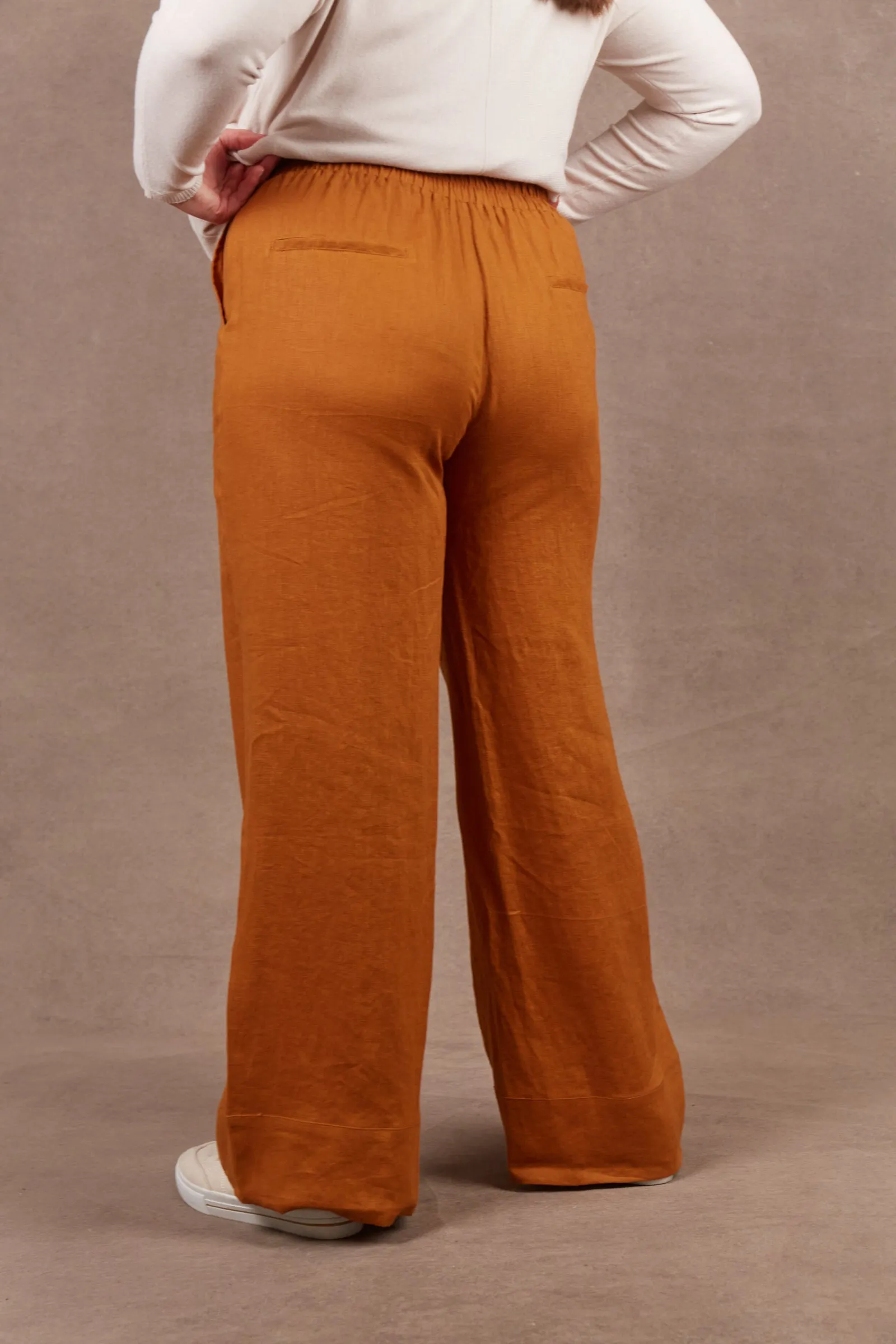 Nama Linen Pant - Ochre