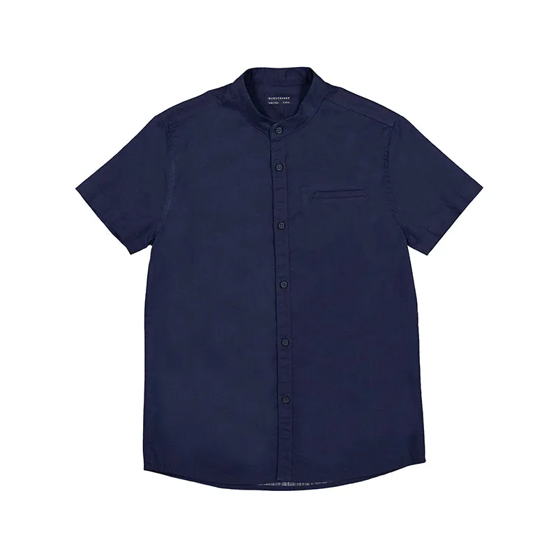 Nukutavake Short Sleeve Shirt_Navy 6113-73