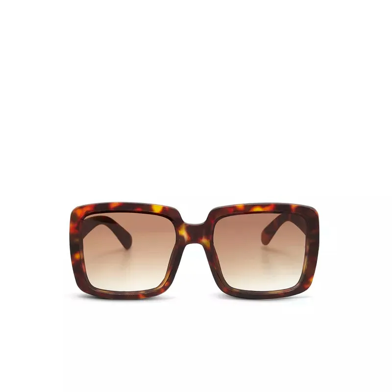 Okkia  - ALESSIA Oversize Sunglasses - Havana