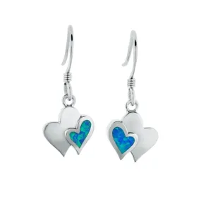 Opal When Hearts Meet Earrings