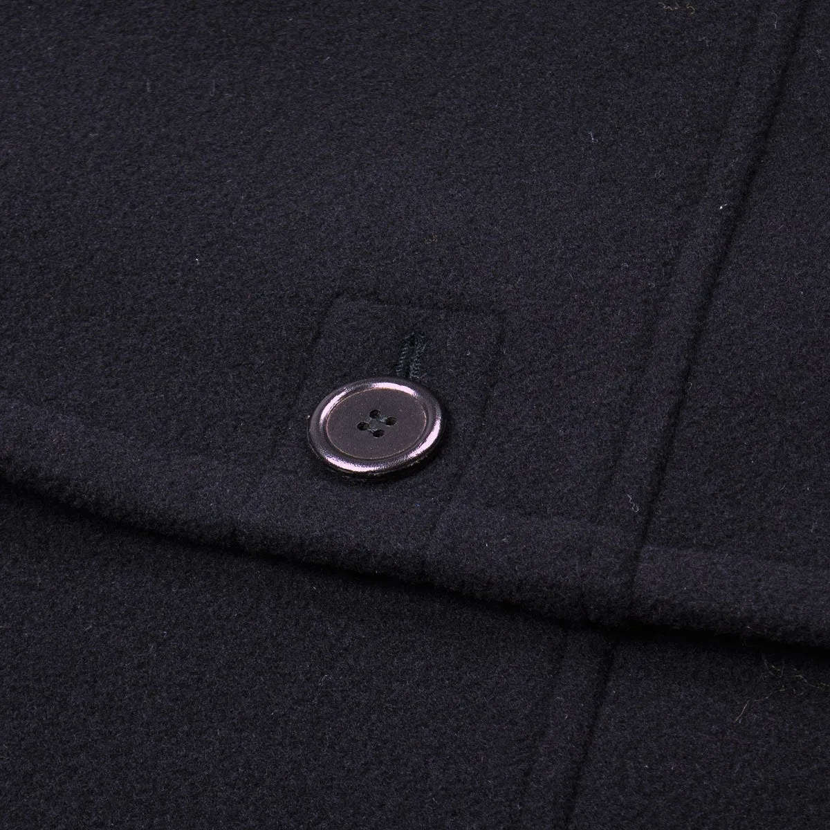 Our Legacy - Felt Duffle Coat - Black Cocoon Wool