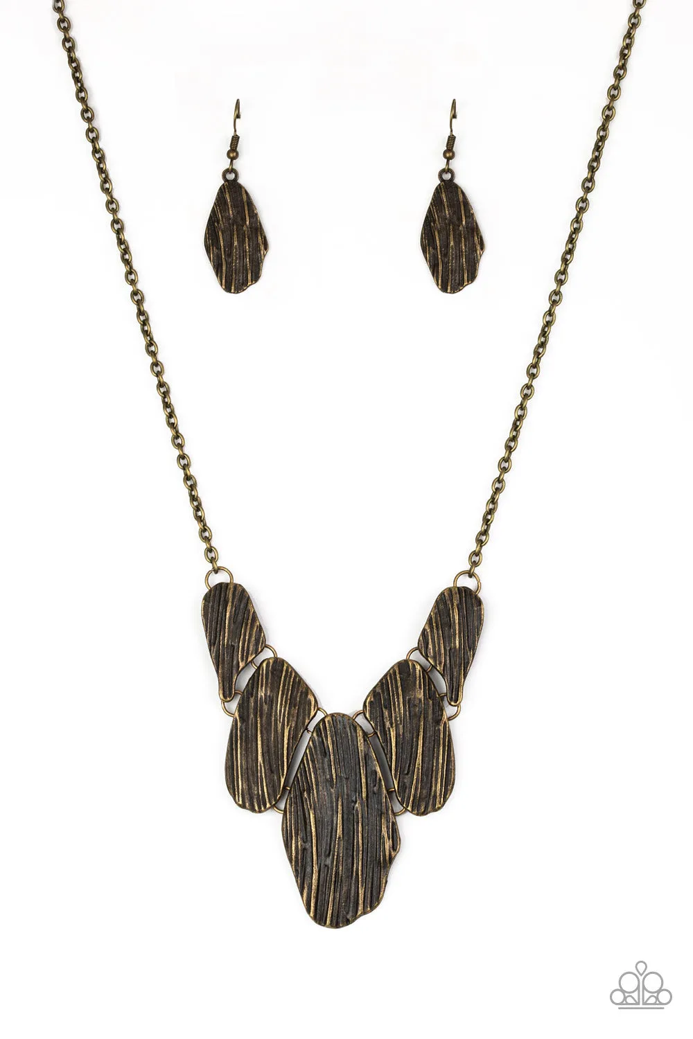 Paparazzi Necklace ~ A New DISCovery - Brass