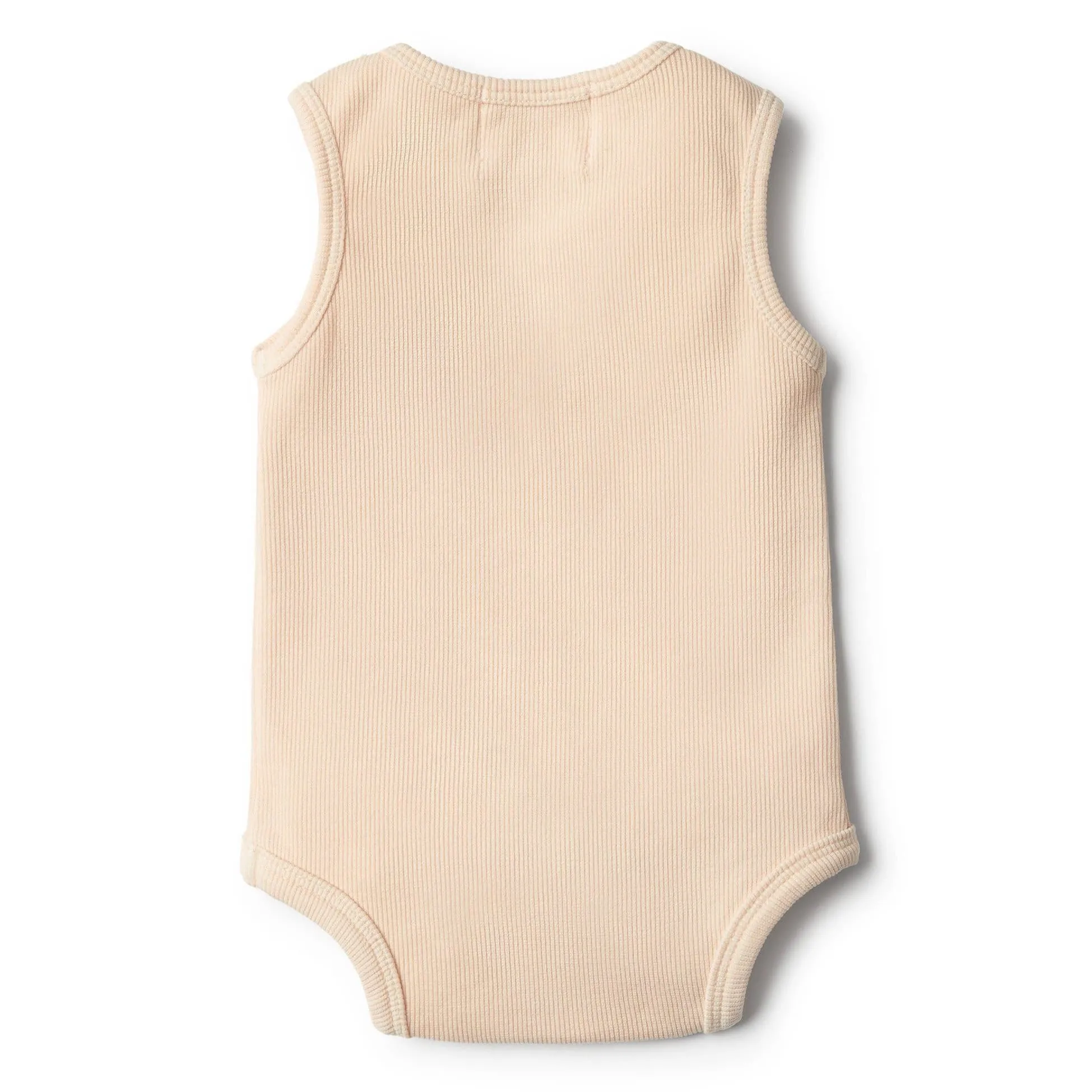 Peach Dust Bodysuit with Ruffle