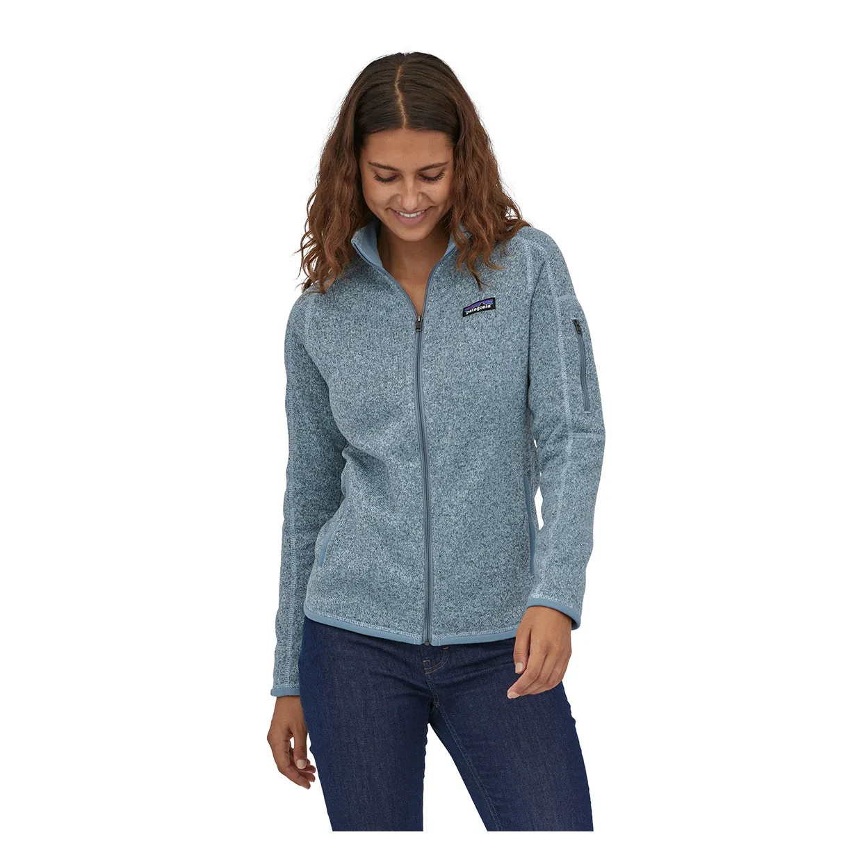 Pile Donna Patagonia Better Sweater Azzurro Melange