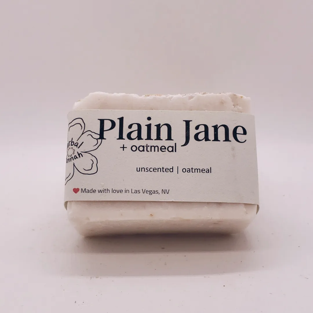 Plain Jane   Oatmeal Natural Bar Soap