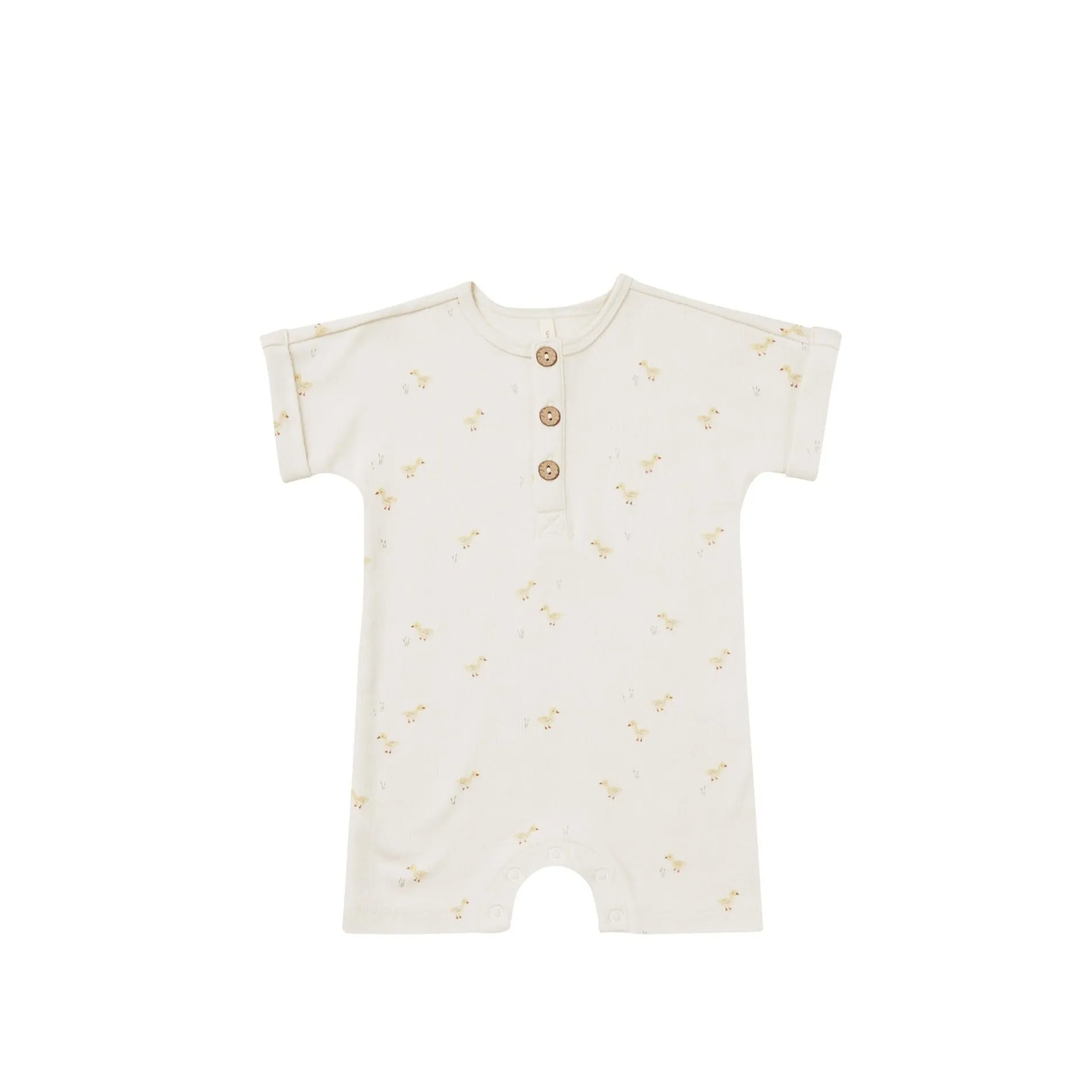 Quincy Mae Short Sleeve One Piece - Ducks