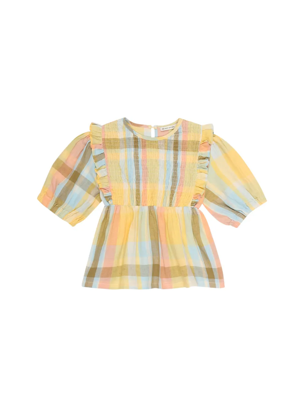 Roberta Check Kids Blouse