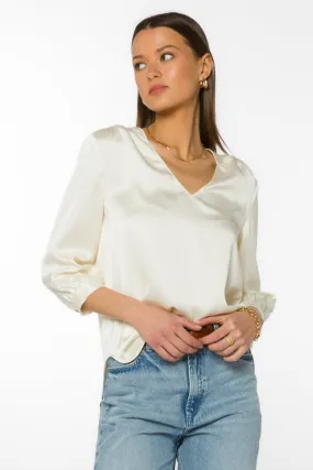 Robyn White Blouse