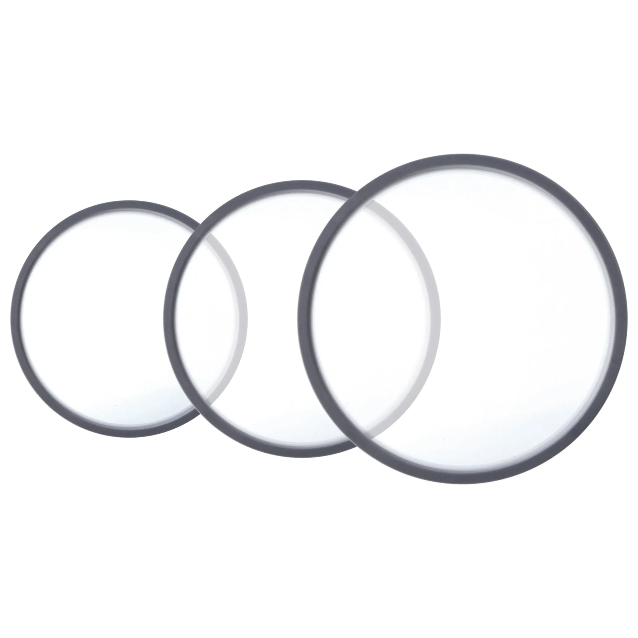 Round Silicone Suction Lids (Set of 3)