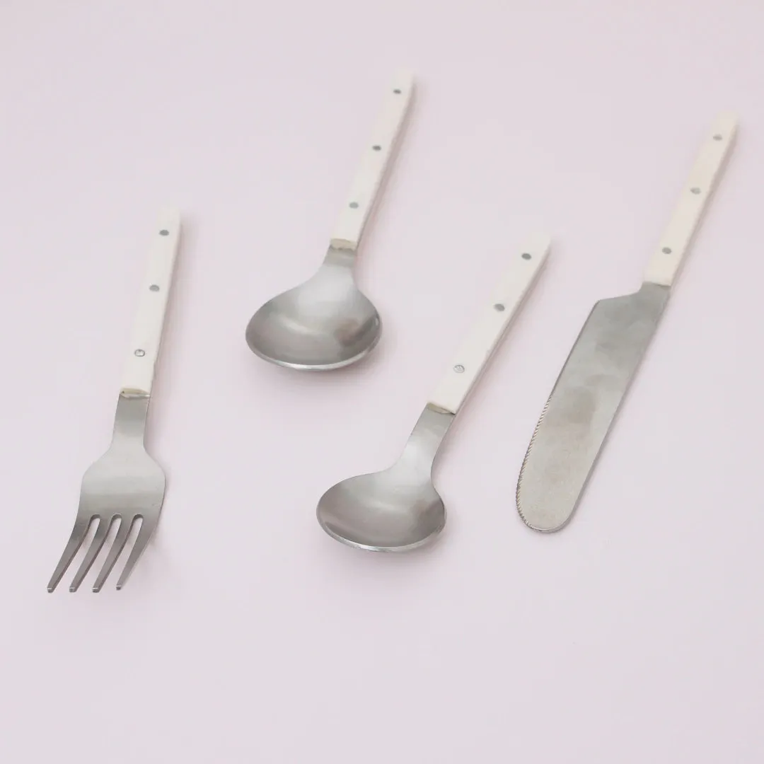 Scout Cutlery Set of 4 - Cream