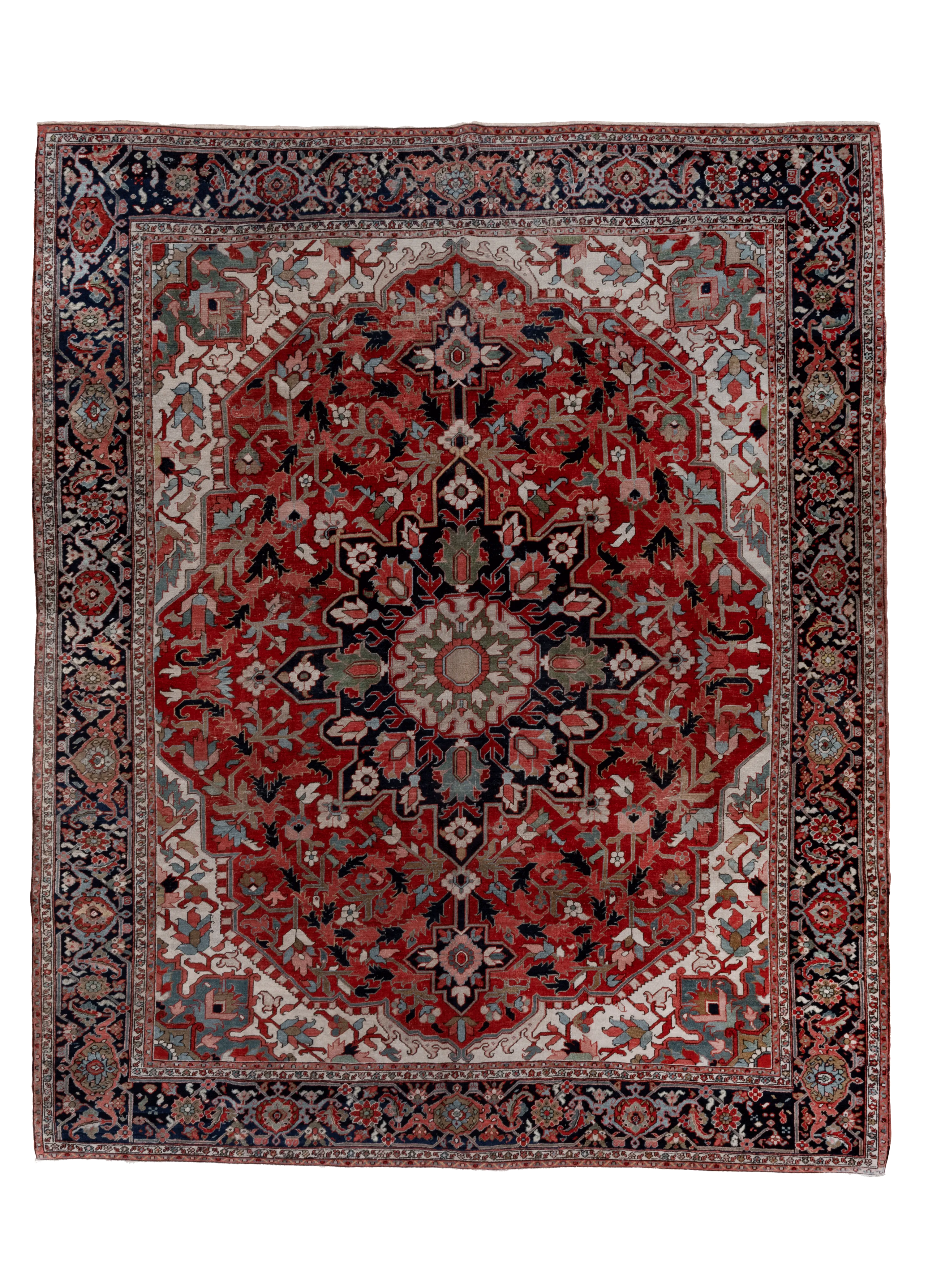 Serapi Vintage Persian Rug 11’3” x 9’4”