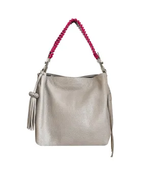 Shoulder Bag Bacalar Mini Taupe Leather