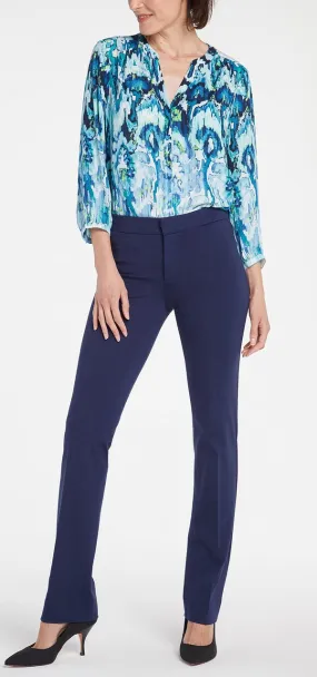 Slim Trouser Donkerblauw Jersey | Evening Tide