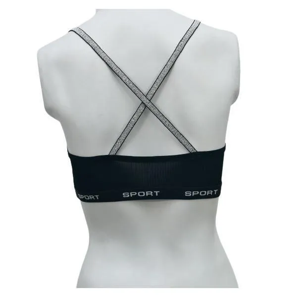 Sports Glamour X Back Blouse Bra