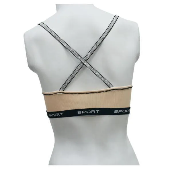 Sports Glamour X Back Blouse Bra