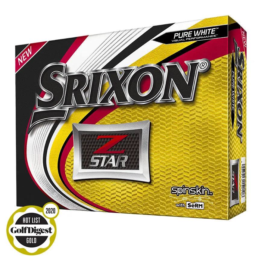 Srixon Z-Star Tour Golf Balls - Sleeve